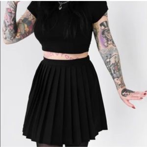 Foxblood gogo mini skirt